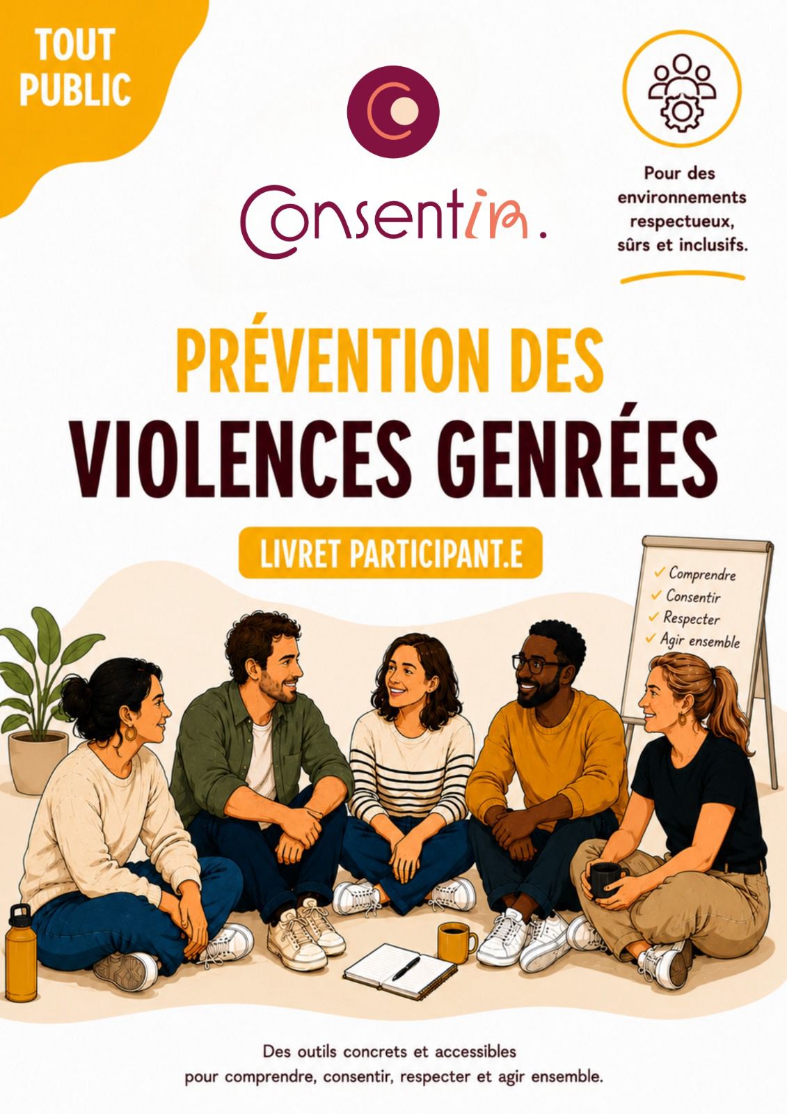 Formations Consentir — Livret participant·e, prévention des violences genrées (tout public)