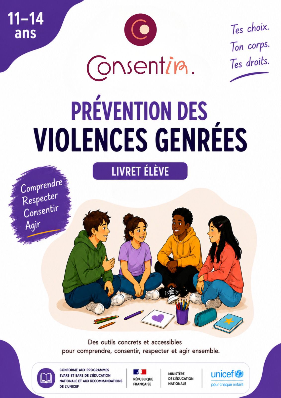 Formations Consentir — Livret élève 11–14 ans