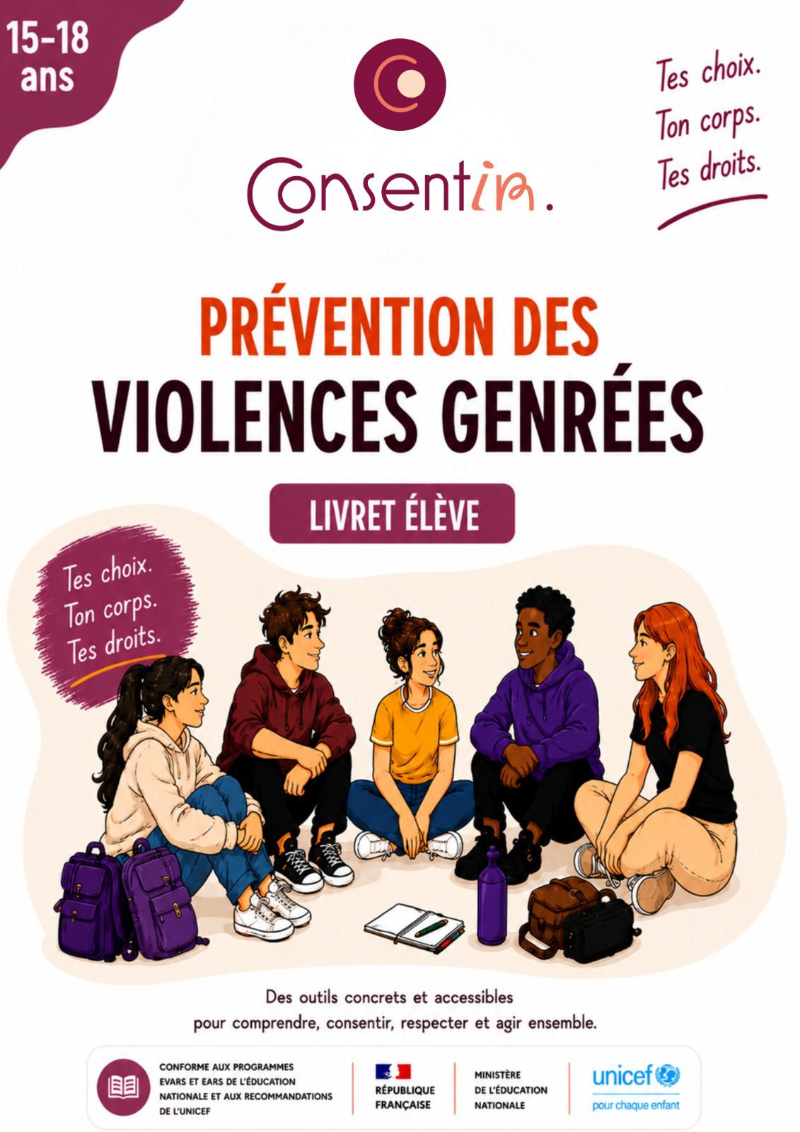 Formations Consentir — Livret élève 15–18 ans